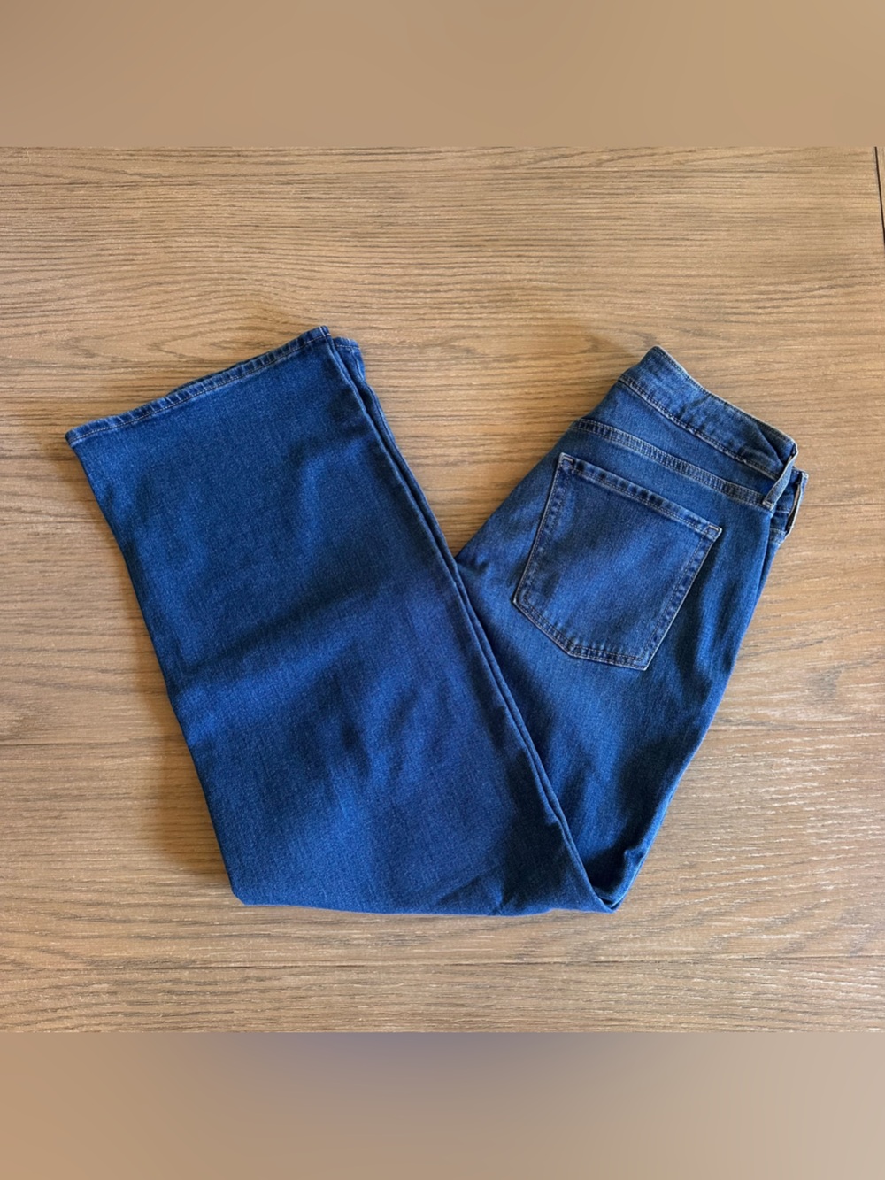 Old Navy WOW High-Rise Wide Leg Jeans Size 6 Short New Moon Dark Wash